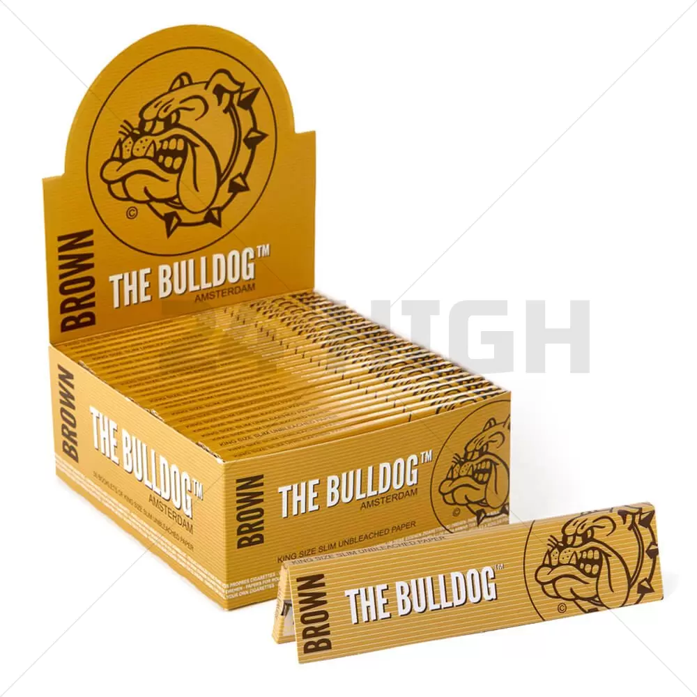 Carte da rollare The Bulldog Brown King Size (50 pezzi/display)