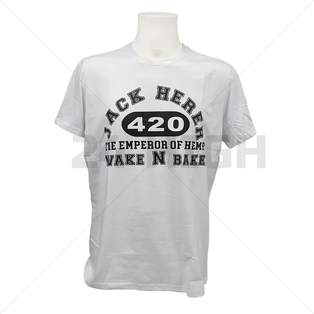 T-shirt Jack Herer 420 Bianco