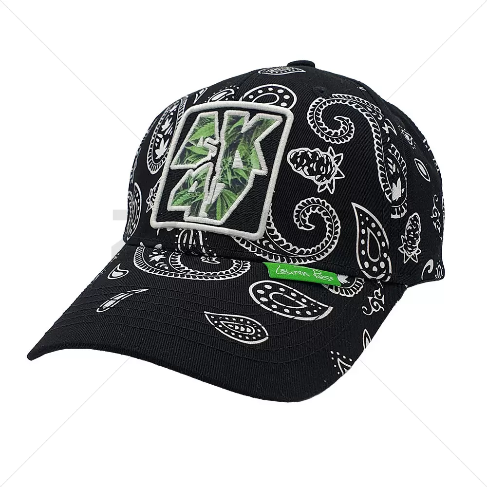 Lauren Rose - Cappello Snapback AK47 Paisley - Bagliore nel buio