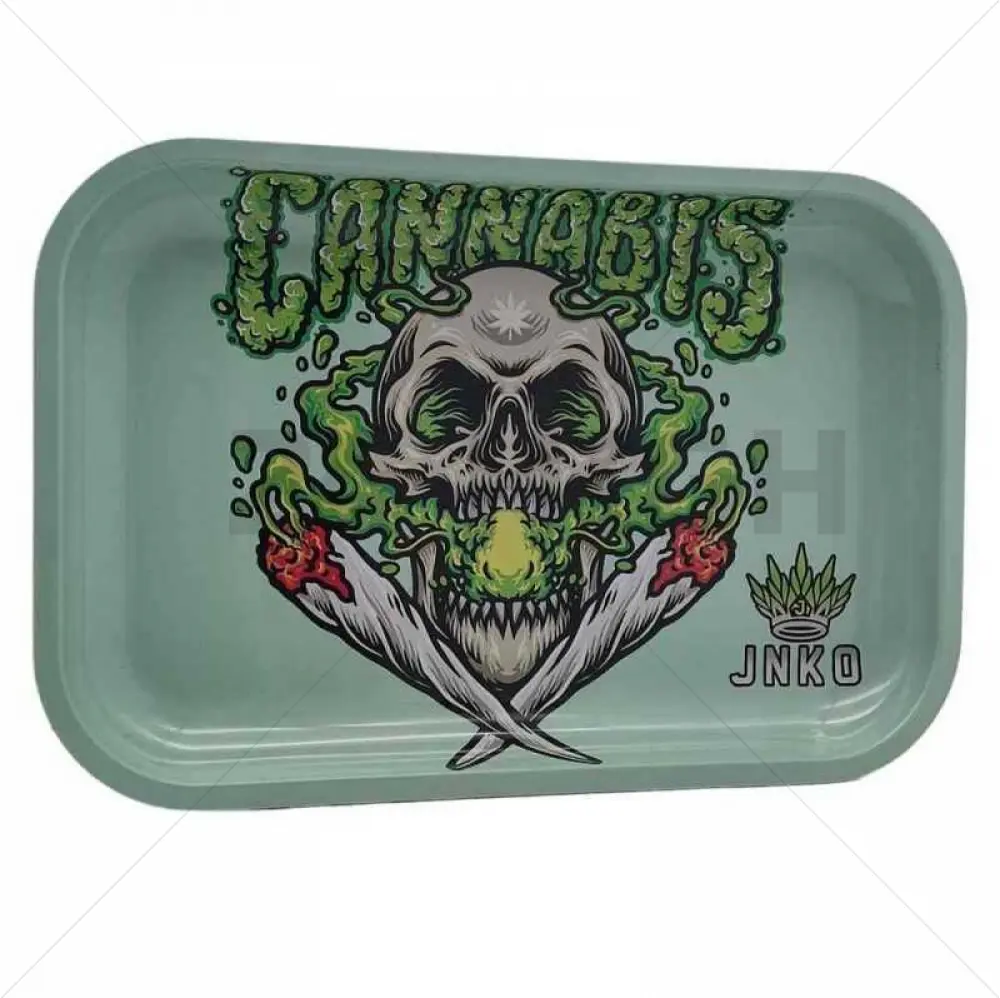 Vassoio XXL | 29x19cm | Serie Stay 420 | Design 3 | Skull Smoker 2